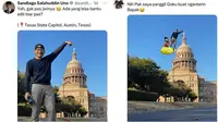 Sandiaga Uno minta fotonya diedit netizen ini kocak. (sumber: Instagram/sandiuno)