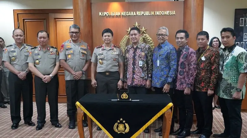 PT Pegadaian (Persero) menjalin kerjasama dengan Kepolisian Negara Republik Indonesia (Polri) dalam upaya pengamanan dan penegakan hukum.