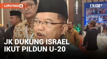 Jusuf Kalla Dukung Keikutsertaan Timnas Israel di Piala Dunia U-20