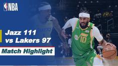 Berita video highlights NBA 2020/2021 antara LA Lakers melawan Utah Jazz yang berakhir dengan skor 97-111, Selasa (20/4/2021) pagi hari WIB.