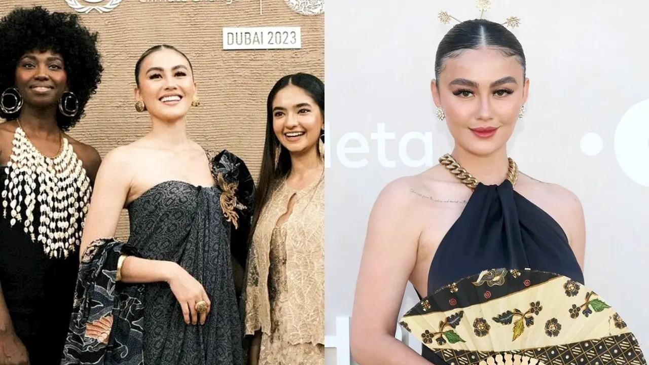 Karier Makin Mentereng, Penampilan Agnez Mo Bangga Kenakan Batik saat Hadiri Event Internasional