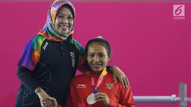 Ni Nengah Widiasih dan Perak Womens Up to 41.00 kg Asian Para Games 2018