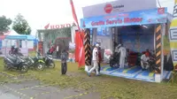 Pabrikan Honda kembali menghadirkan posko mudik bertajuk 'Bale Santai Honda'.