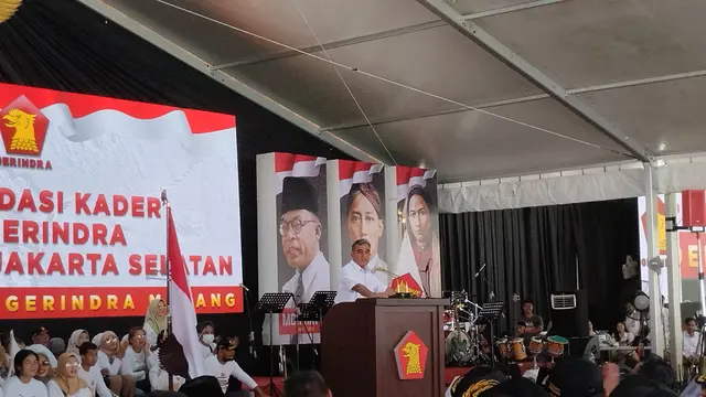 Konsolidasi Kader Partai Gerindra Dapil 8 di Lapangan Blok S