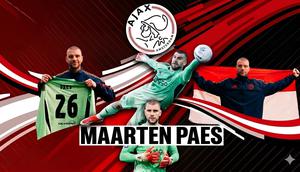 Ilustrasi Maarten Paes di Ajax. (Bola.com/AFP/Gemini)