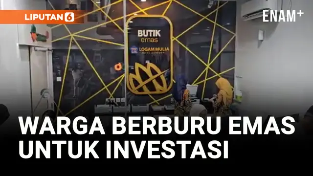 VIDEO: Harga Emas Meroket Warga Beli untuk Investasi