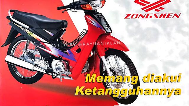 Motor cina mirip Supra Bapak (Instagram/@rayuaniklan)