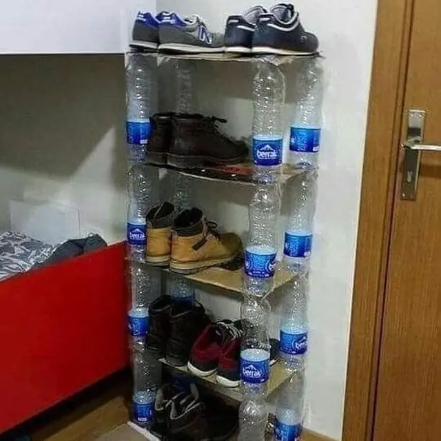 Ide Anti Mainstream Perabot Rumah dari Botol Plastik