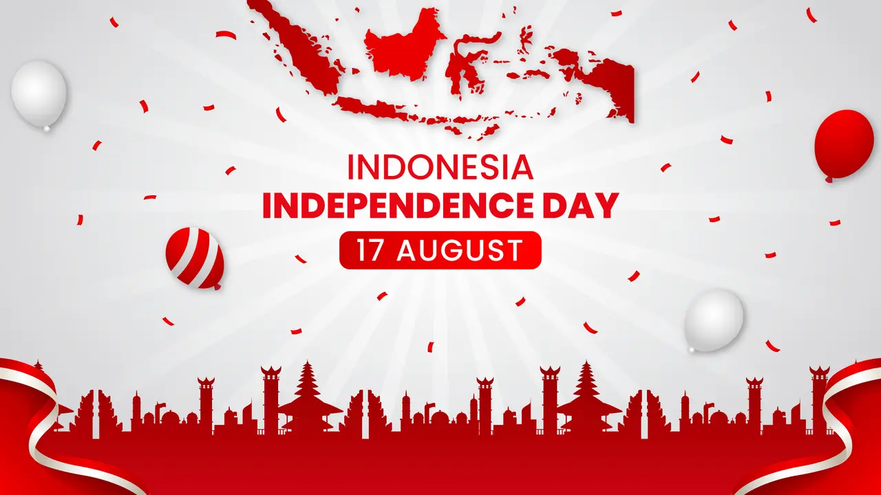 Ilustrasi kemerdekaan RI, 17 Agustus