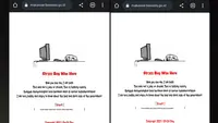 Website Bawaslu Makassar diretas (Liputan6.com/Fauzan)