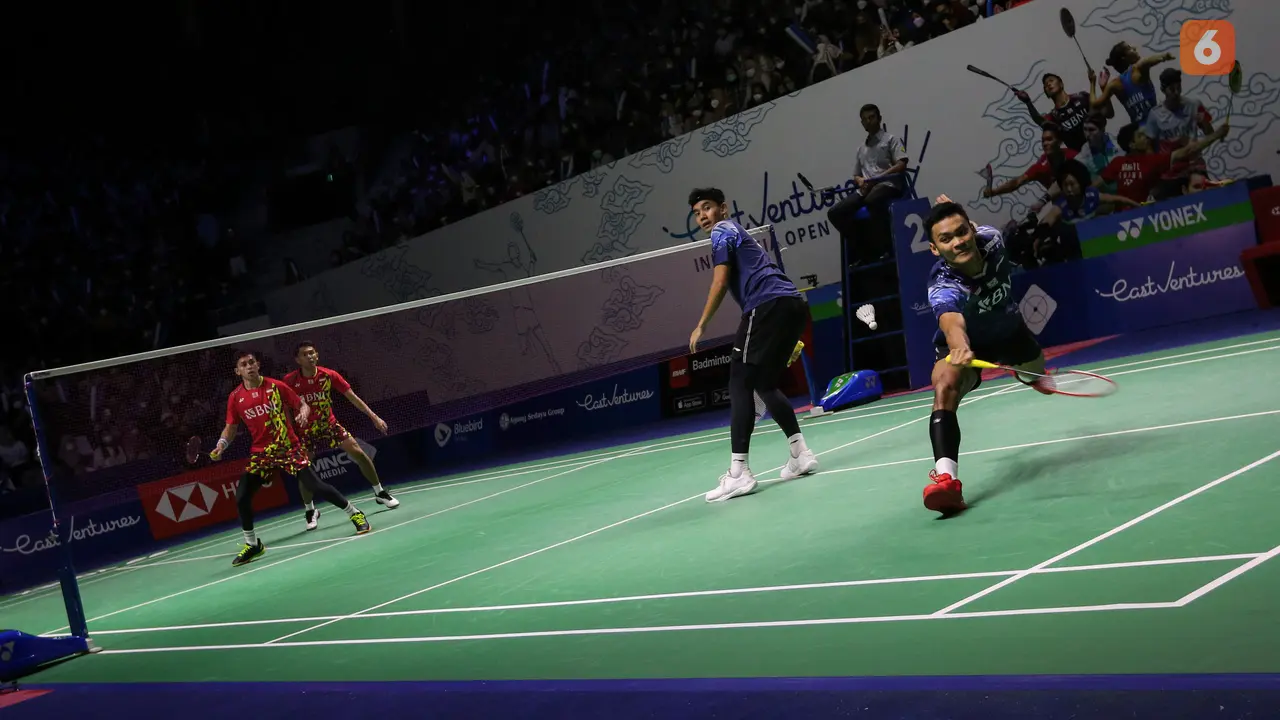 Foto: Ragam Aksi Atlet Indonesia di Babak 16 Besar Indonesia Open 2022