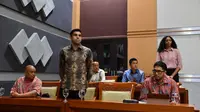 Menpora Zainudin Amali melakukan Rapat Kerja (Raker) bersama Komisi III DPR RI di Ruang Rapat Komisi III DPR RI, Gedung Nusantara Paripurna Lantai 1, Jakarta, Selasa  (5/11) siang.