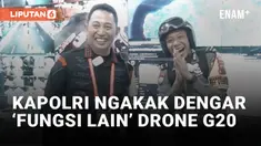 Kapolri Listyo Sigit Tertawa saat Dijelaskan soal Fungsi Lain Drone KTT G20