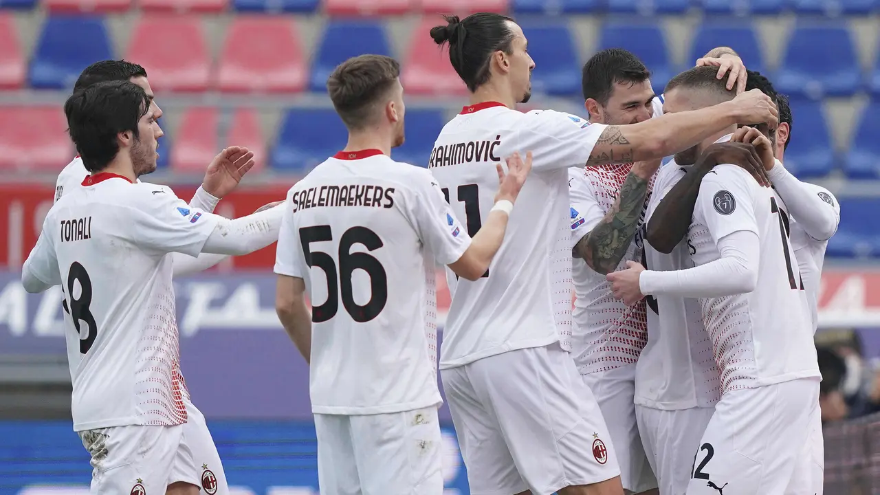 FOTO: Bungkam Bologna, AC Milan Akhiri Tren Minor
