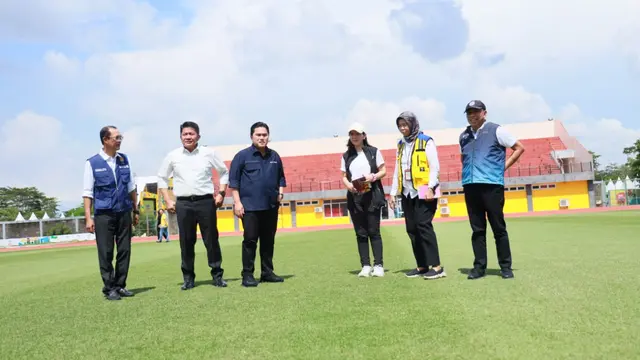 Erick Thohir Lihat Kekurangan di JSC Palembang Jelang Piala Dunia U-20