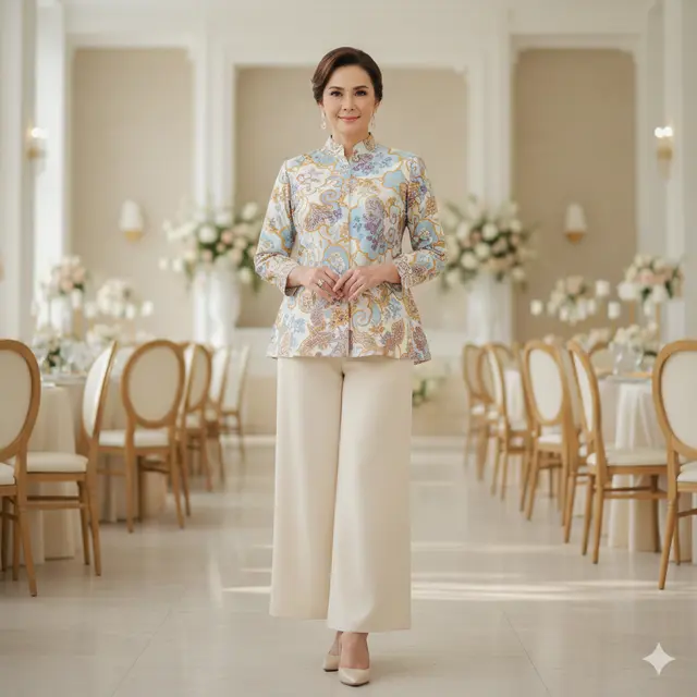 Model Atasan Batik Elegan untuk Kondangan