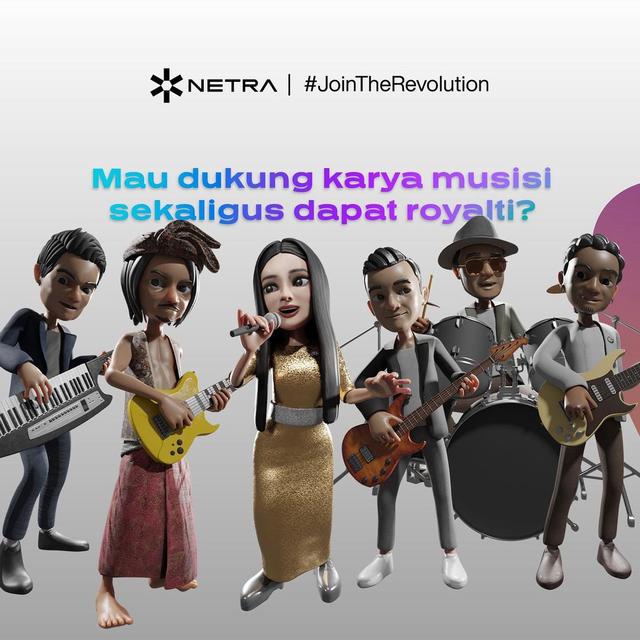 Titi DJ, Andra Ramadhan, Dewa Budjana, Indra Lesmana bergabung dalam NFT Netra