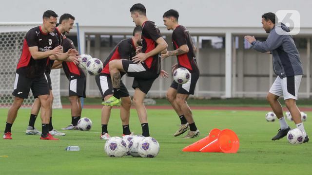Timnas Indonesia Gelar Latihan dan Peningkatan Koordinasi antar Lini