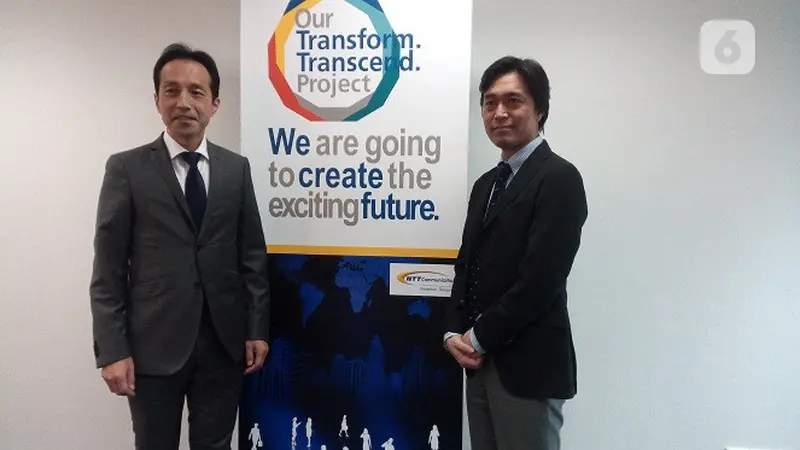 Petinggi NTT Communications: Mizuho Tada (kiri) dan Tokuhisa Murakawa