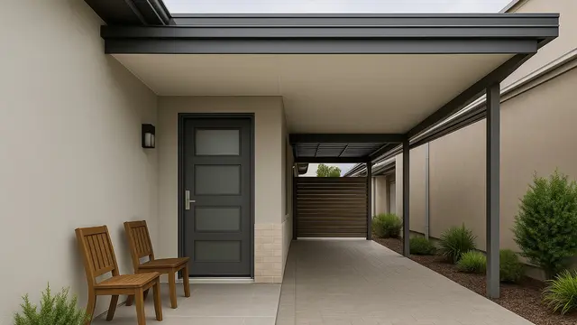 7 Model Teras Rumah Minimalis dengan Pintu Samping, Elegan dan Fungsional untuk Hunian Modern