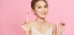 Ilustrasi perempuan dengan liptint. (Foto: makistock/Depositphotos.com)