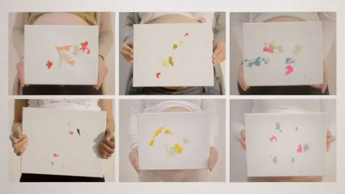 Sederet Potret Lukisan dari Bayi yang Belum Lahir untuk Amal