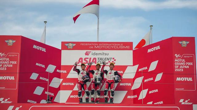 Veda Ega Pratama Saat Finis Pertama IATC Jepang