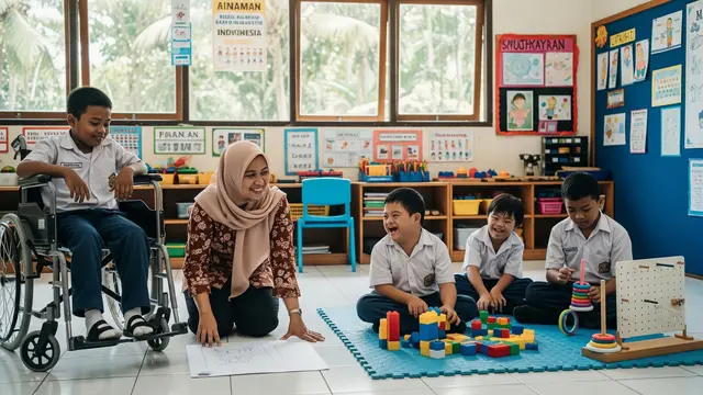 Tips Mengajar Anak Berkebutuhan Khusus dari Tenaga Pendidik/Gemini AI