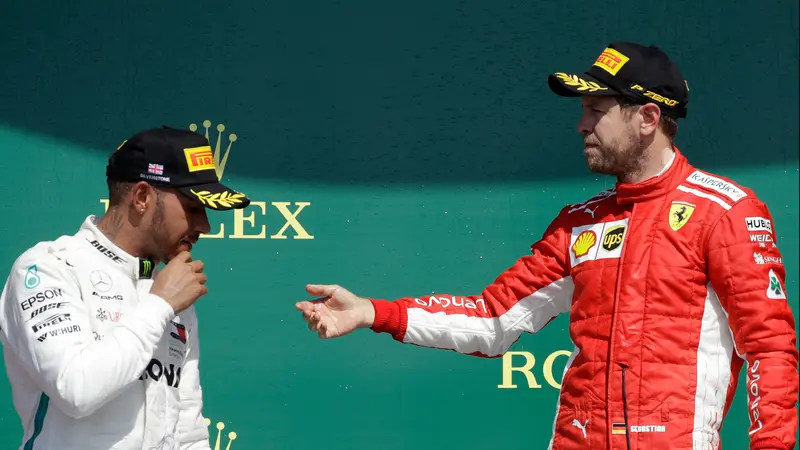 Sebastian Vettel Ungguli Lewis Hamilton di F1 GP Inggris