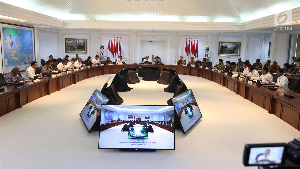 Sikapi Aksi Terorisme, Presiden Jokowi Gelar Rapat Terbatas