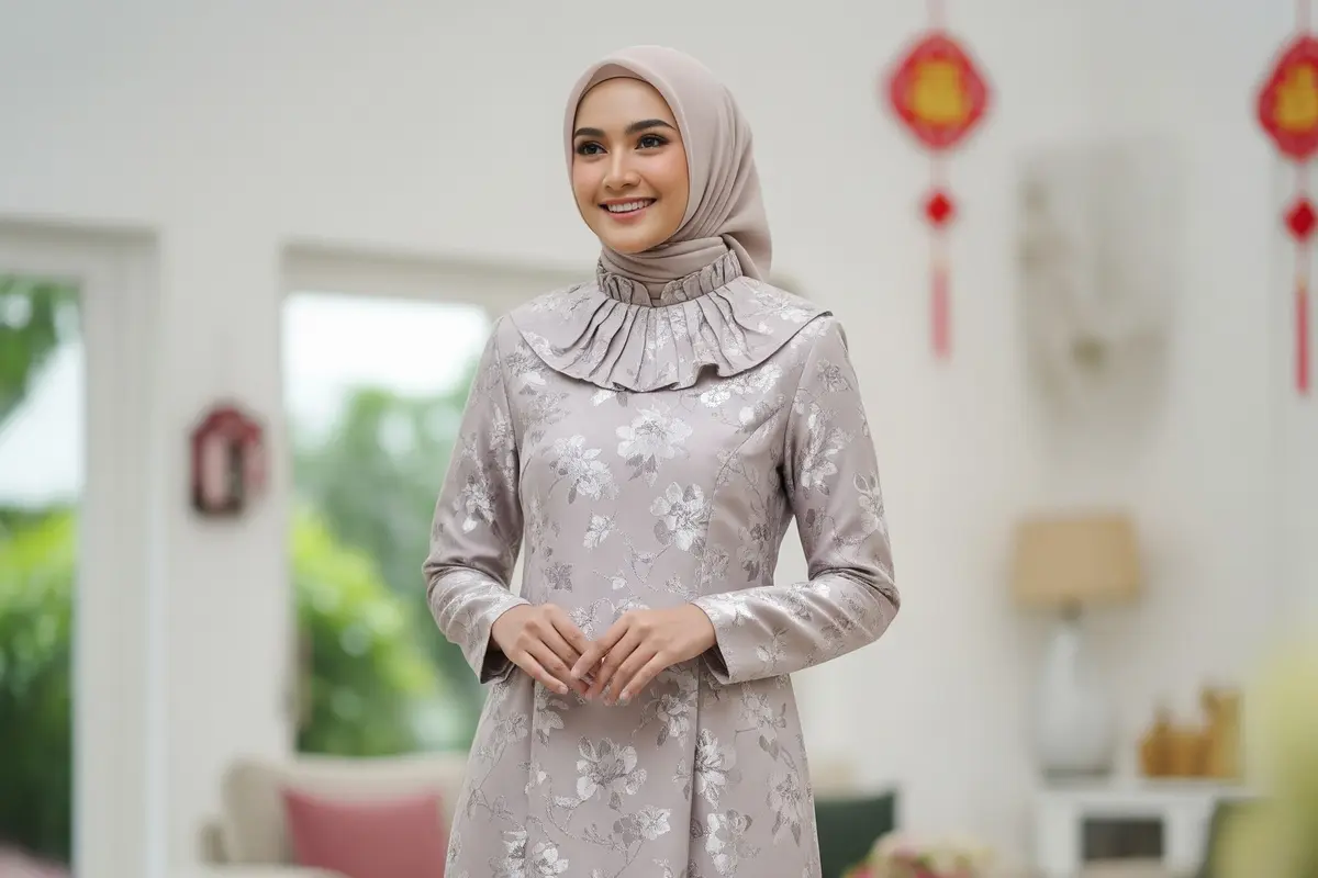 Model Dress Cheongsam Terbaru 2026 untuk Lebaran (Image by Gemini AI)